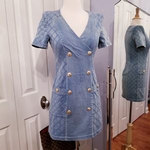 Stretch Jean Dress with pockets XS